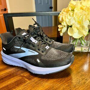 Brooks Women's Launch 9 Black & Purple Low Running Shoes Sneakers Size 8